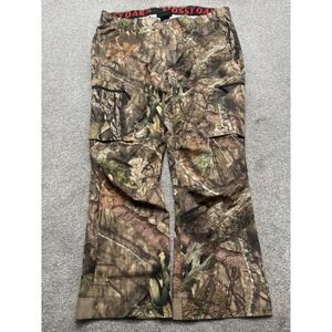 Mossy Oak Pants Mens 2XL Camouflage Break-Up Country Hunting Camo Zip Pockets Ou